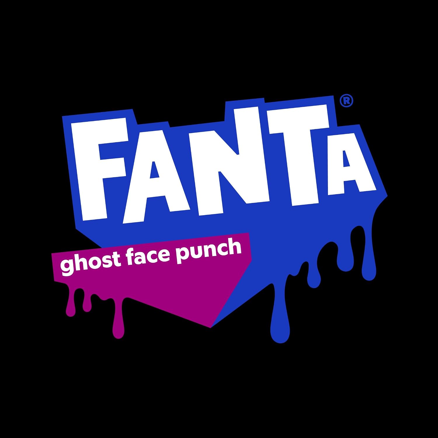 Fanta Ghost Face Punch Fridge Pack Cans, 12 fl oz, 12 Pack | Limited-edition fruity Halloween soda