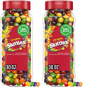 SKITTLES Original Chewy Fruity Rainbow Candy 30Oz Resealable Bulk Candy Jar