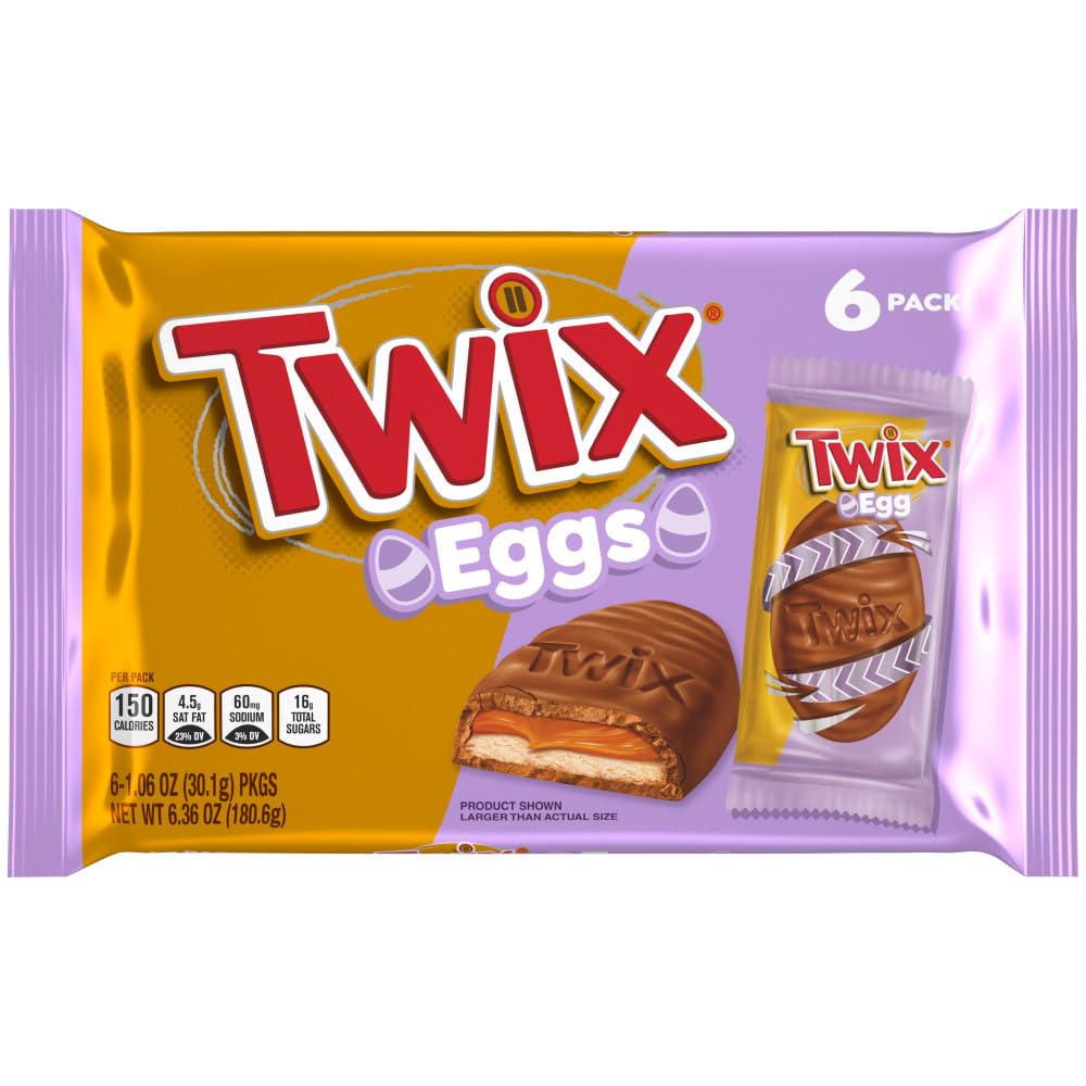 TWIX Full Size Milk Chocolate Caramel Cookie Candy Bars, Bulk, 36 ct