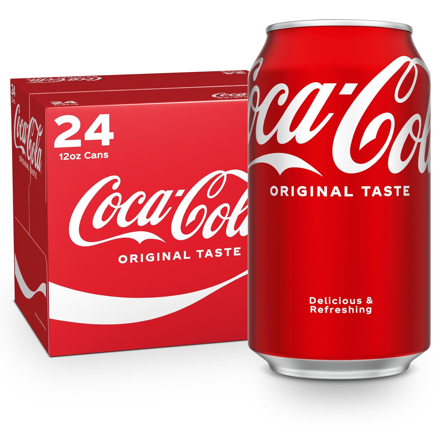 Coca-Cola Soda Soft Drink Mini Cans, 7.5 fl oz, 6 Pack | Carbonated drink with classic cola flavor