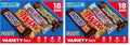 SNICKERS, TWIX, 3 MUSKETEERS, MILKY WAY Full Size Back to School Chocolate Bar Variety Pack, 18 ct Bulk Candy Box