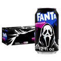 Fanta Ghost Face Punch Fridge Pack Cans, 12 fl oz, 12 Pack | Limited-edition fruity Halloween soda