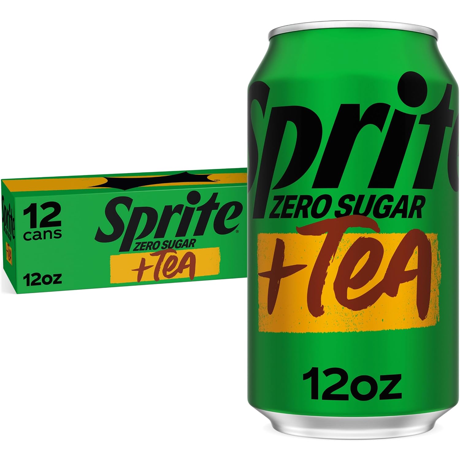 Sprite Lemon-Lime Caffeine-Free Soda Soft Drink Cans, 12 fl oz, 12 Pack | Fridge pack, naturally flavored soft drink, carbonated