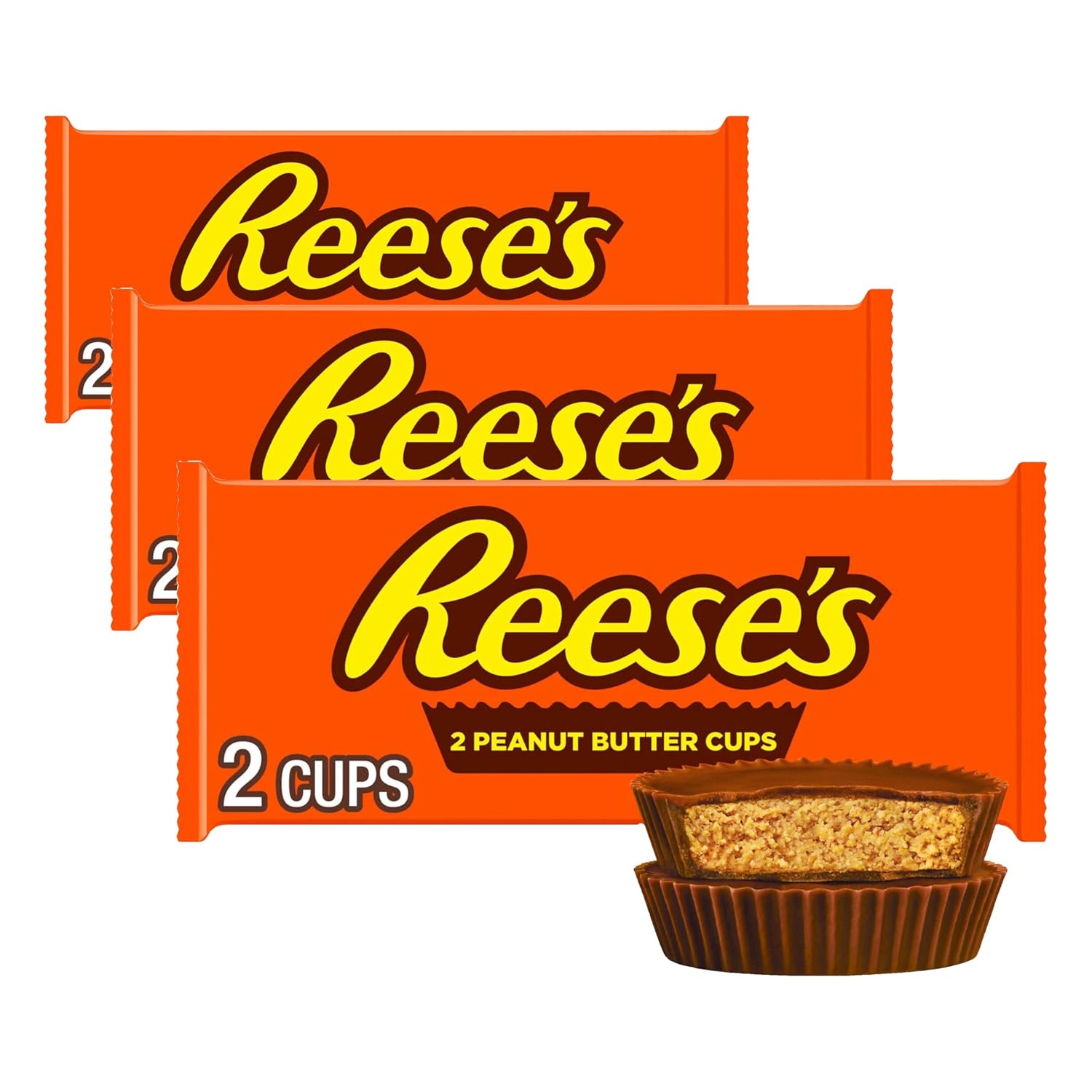 REESE'S Milk Chocolate Peanut Butter Cups, 1.5 oz, 36 ct