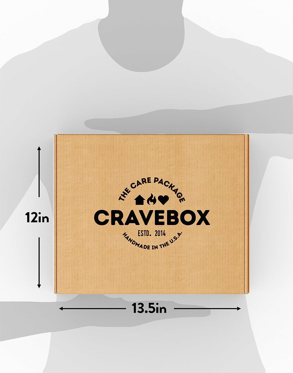 CRAVEBOX Snack and Candy Box (115 Count) Summer Variety Pack Bundle Assortment Gift Basket Adults Kids Care Package Boyfriend Birthday Office College Teen Boys Men Students Food College School