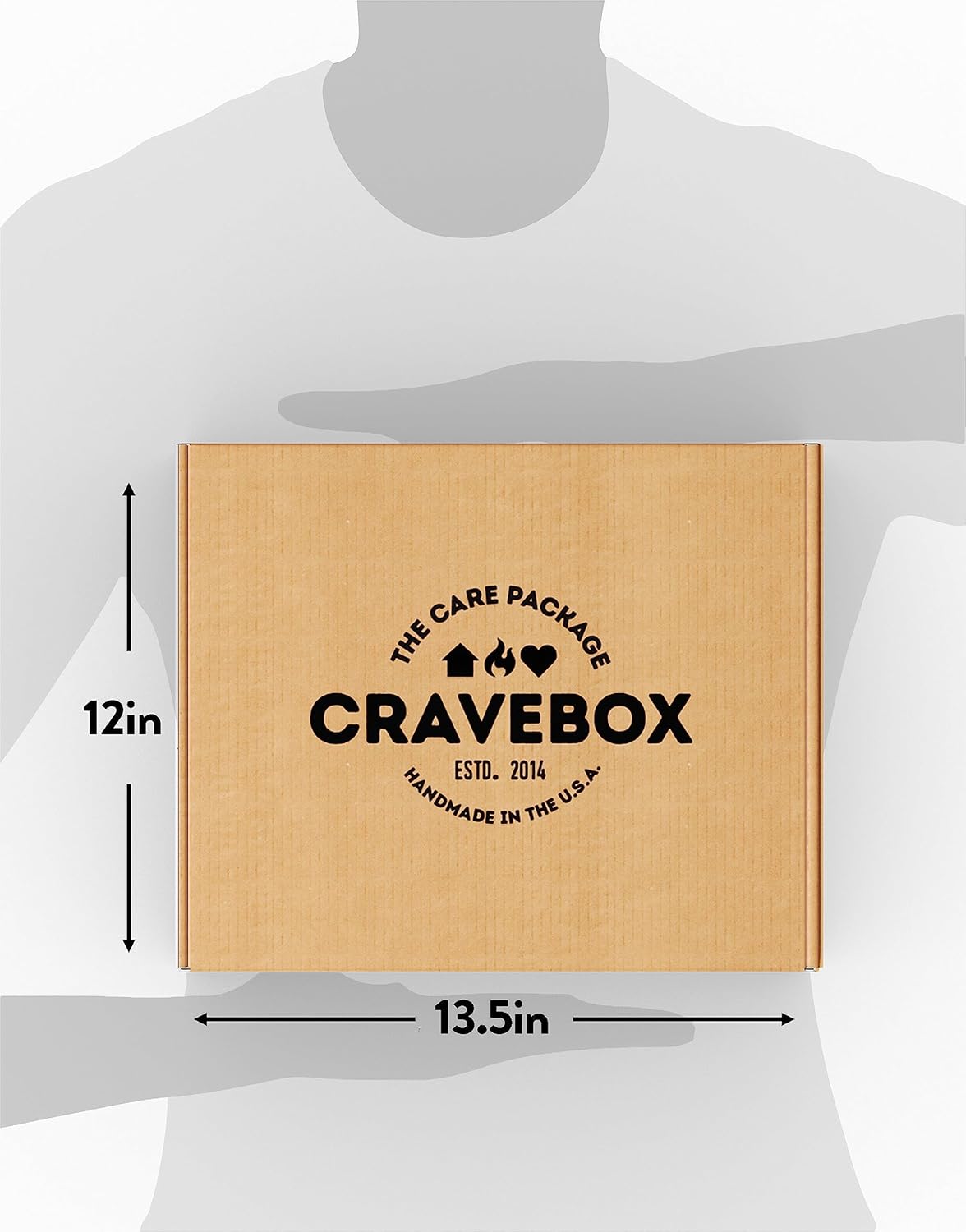 CRAVEBOX Snack and Candy Box (115 Count) Summer Variety Pack Bundle Assortment Gift Basket Adults Kids Care Package Boyfriend Birthday Office College Teen Boys Men Students Food College School