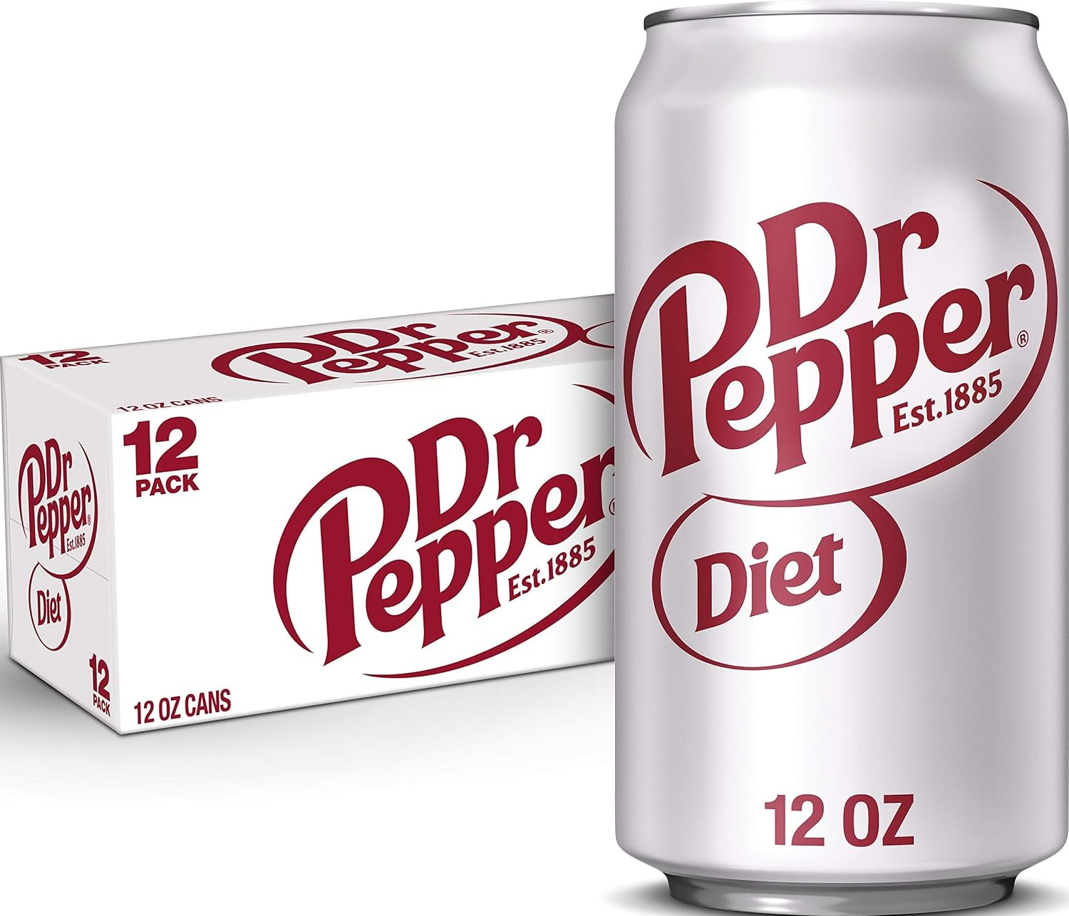 Dr Pepper, Zero Sugar, 12 Ounce, 12 Count