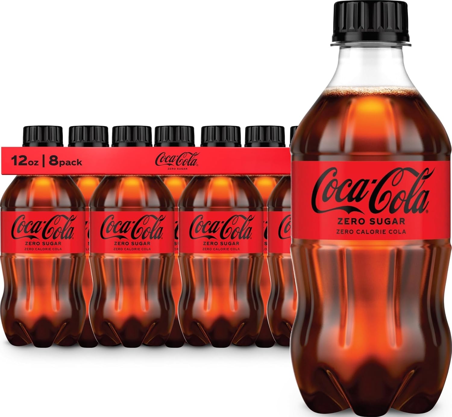 Coca-Cola Zero Sugar Soda Soft Drink Fridge Pack Cans, 12 fl oz, 12 Pack