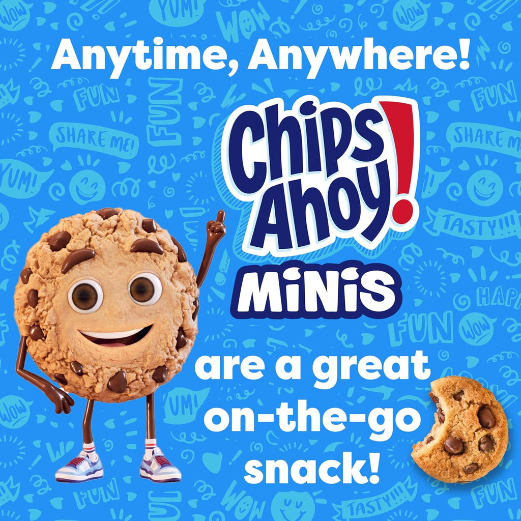 CHIPS AHOY! Mini Original Chocolate Chip Cookies, 40 Snack Packs (4 Boxes)