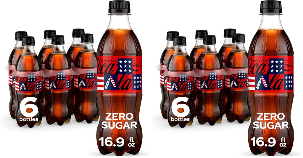 Coca-Cola Zero Sugar Soda Soft Drink Fridge Pack Cans, 12 fl oz, 12 Pack