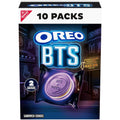 OREO BTS Sandwich Cookies, Limited Edition, 10.68 oz. | Brown Sugar Pancake Flavor Creme, Purple Wafer Cookies, 13 unique BTS-selected Designs