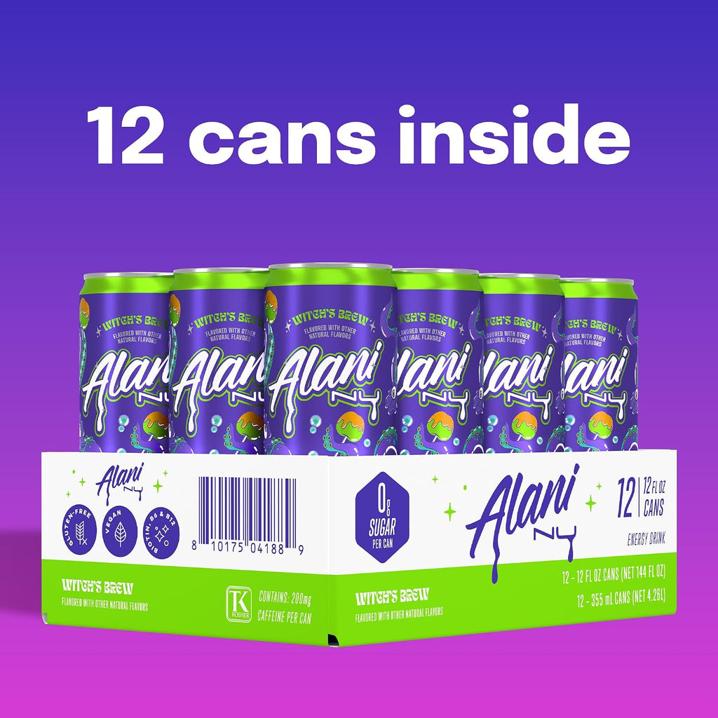 Alani Nu Witch's Brew Sugar Free Energy Drink (Pack of 12)