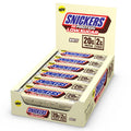Snickers Bars - Low Sugar High Protein Bars- White Chocolate - 12x57g,12 Count (Pack of 1)