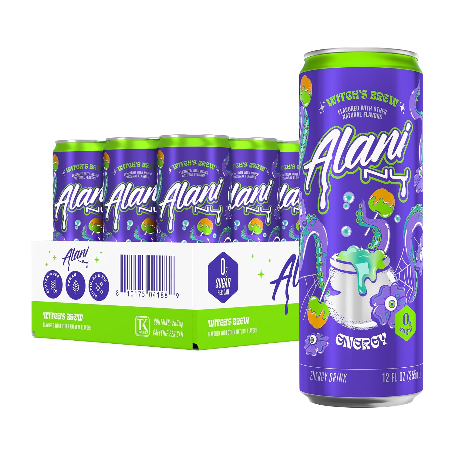 Alani Nu Witch's Brew Sugar Free Energy Drink (Pack of 12)