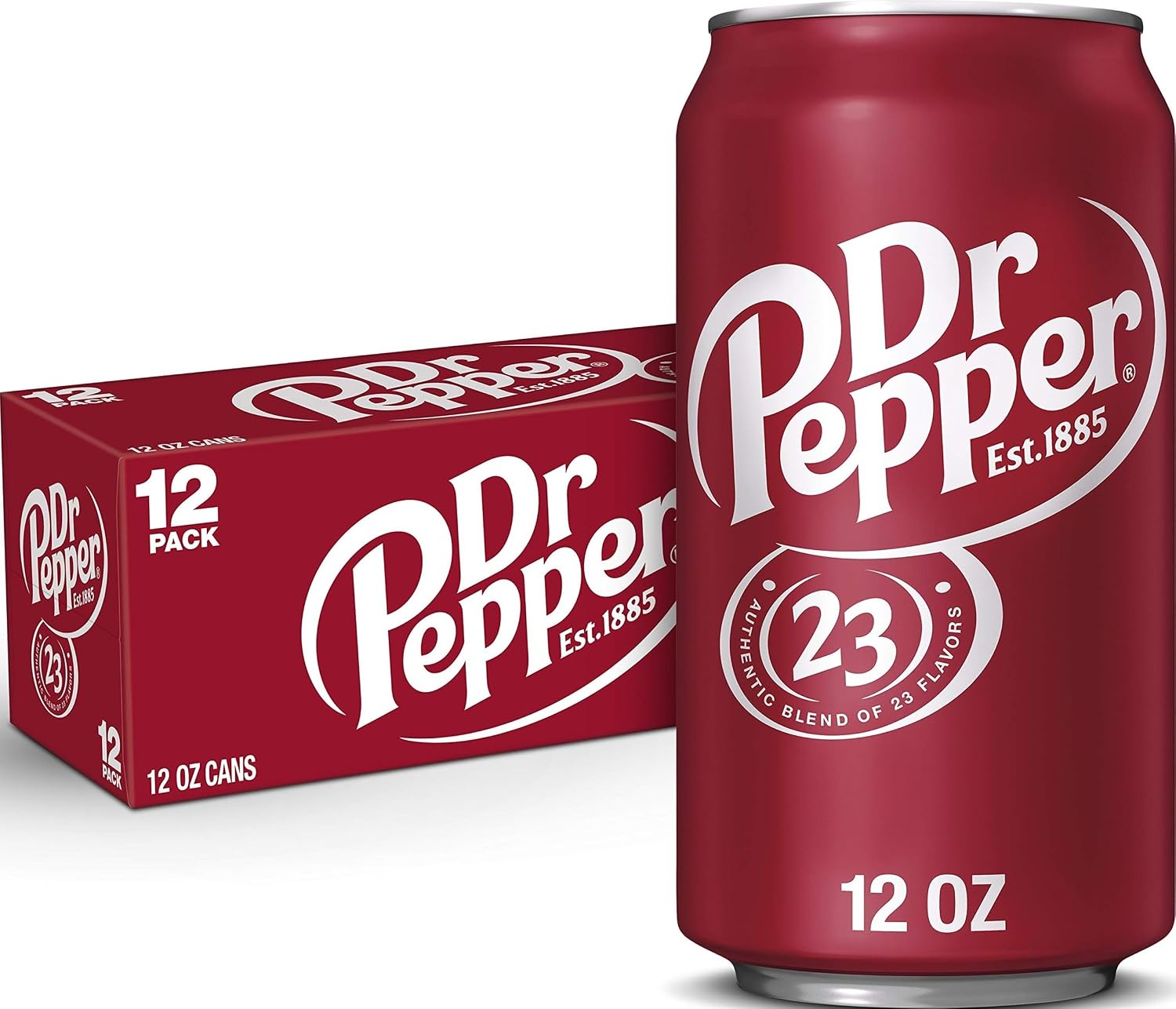 Dr Pepper, Zero Sugar, 12 Ounce, 12 Count