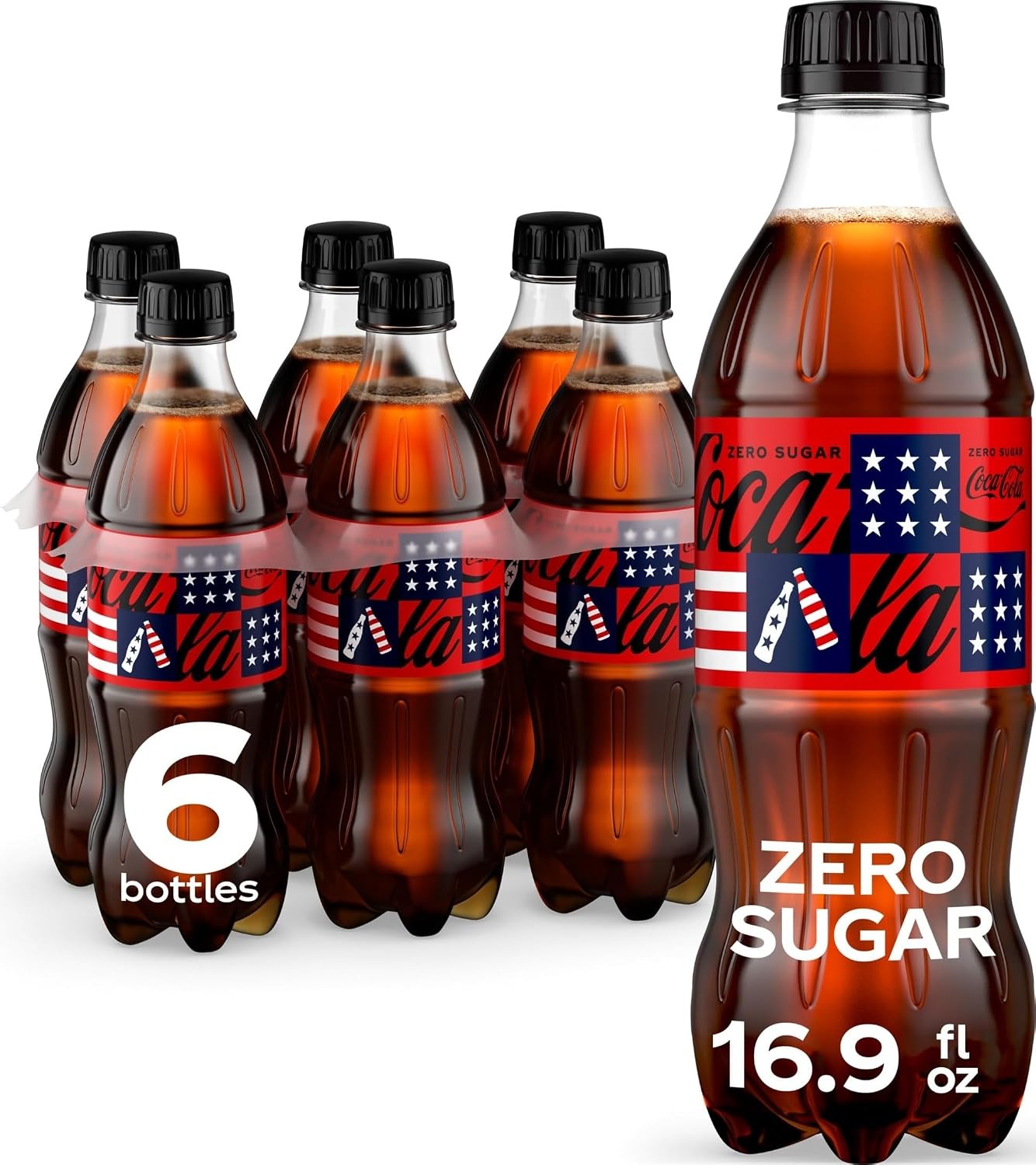Coca-Cola Zero Sugar Soda Soft Drink Fridge Pack Cans, 12 fl oz, 12 Pack