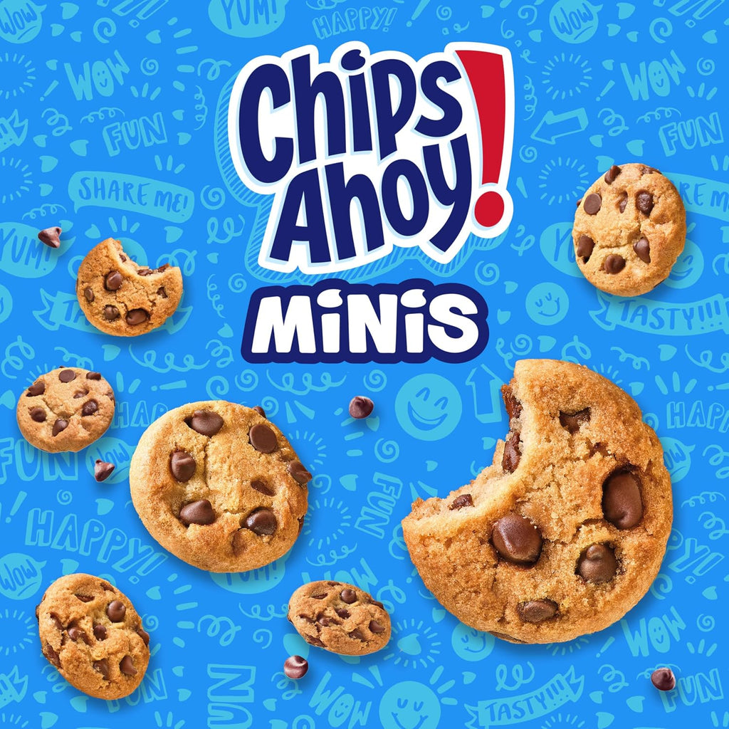 CHIPS AHOY! Mini Original Chocolate Chip Cookies, 40 Snack Packs (4 Boxes)