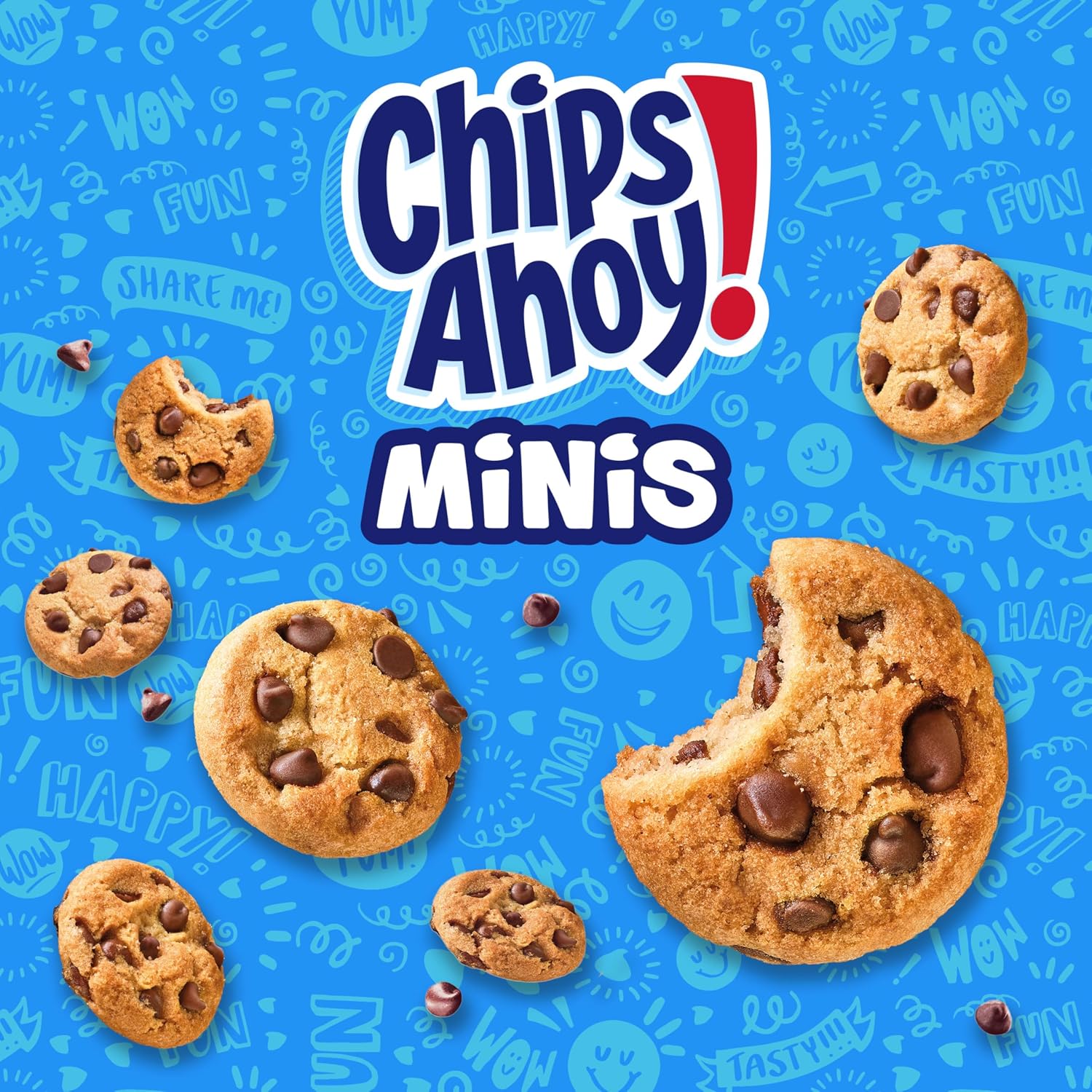 CHIPS AHOY! Mini Original Chocolate Chip Cookies, 40 Snack Packs (4 Boxes)