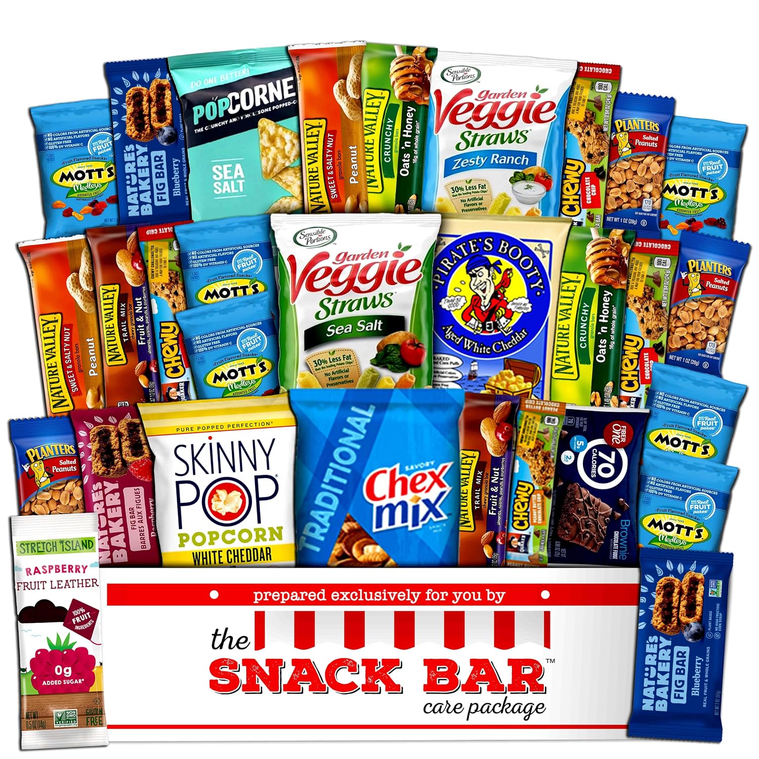 Healthy snack Care Package (30 count) A Gift crave Snack Box with a Variety of Healthy Snack Choices – Great for Office, College Military, Work, Students etc.